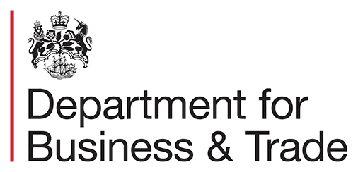 Department for Business and Trade logo