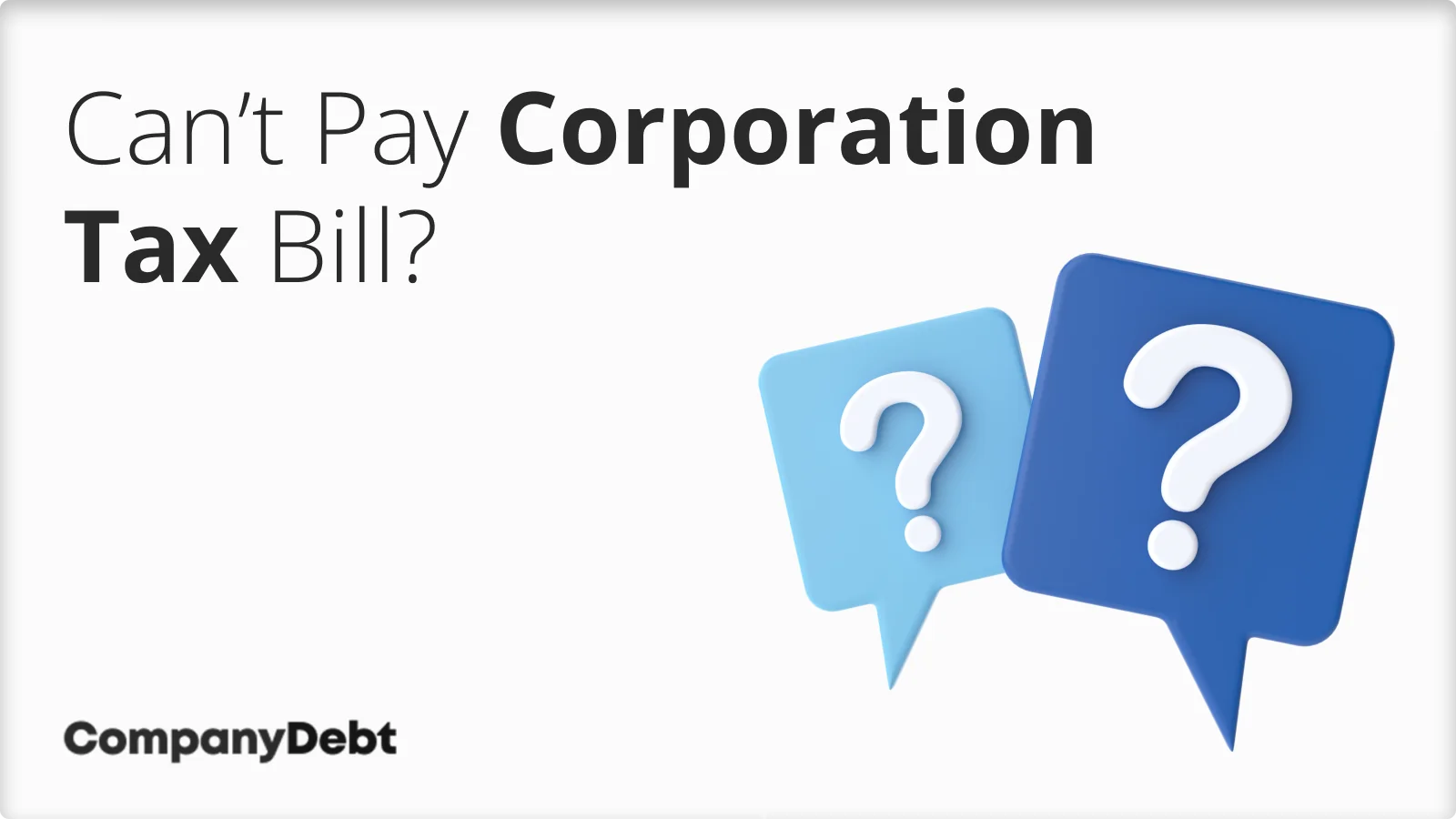 Can't Pay Corporation Tax: What are the Options?