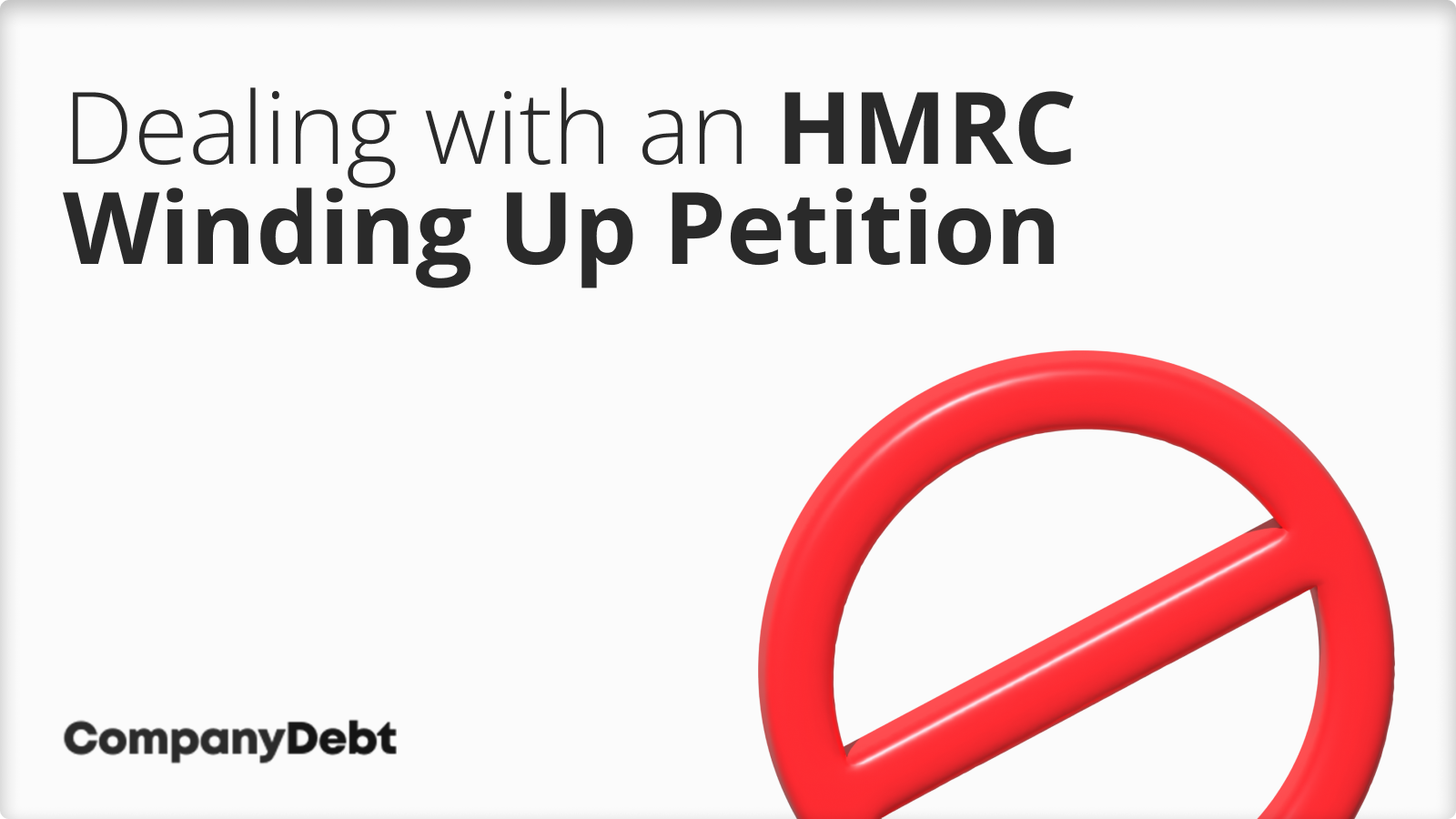 Dealing with an HMRC Winding Up Petition