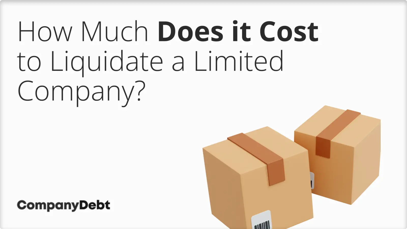 How Much Does it Cost to Liquidate a Limited Company?