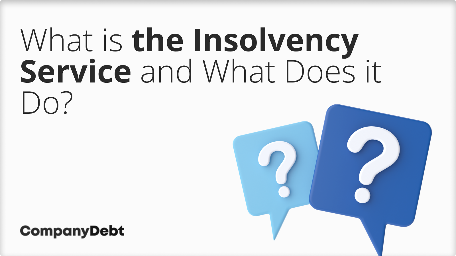 What is the Insolvency Service and What Does it Do?