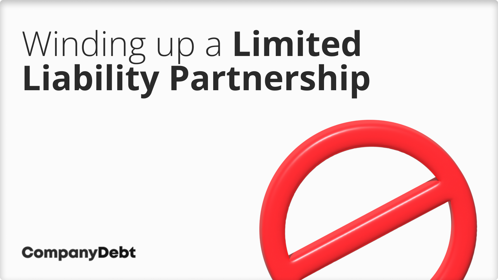 Winding up a Limited Liability Partnership